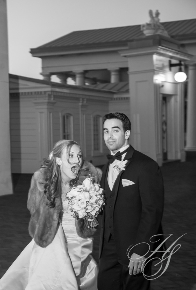 A man and woman posing for the camera.