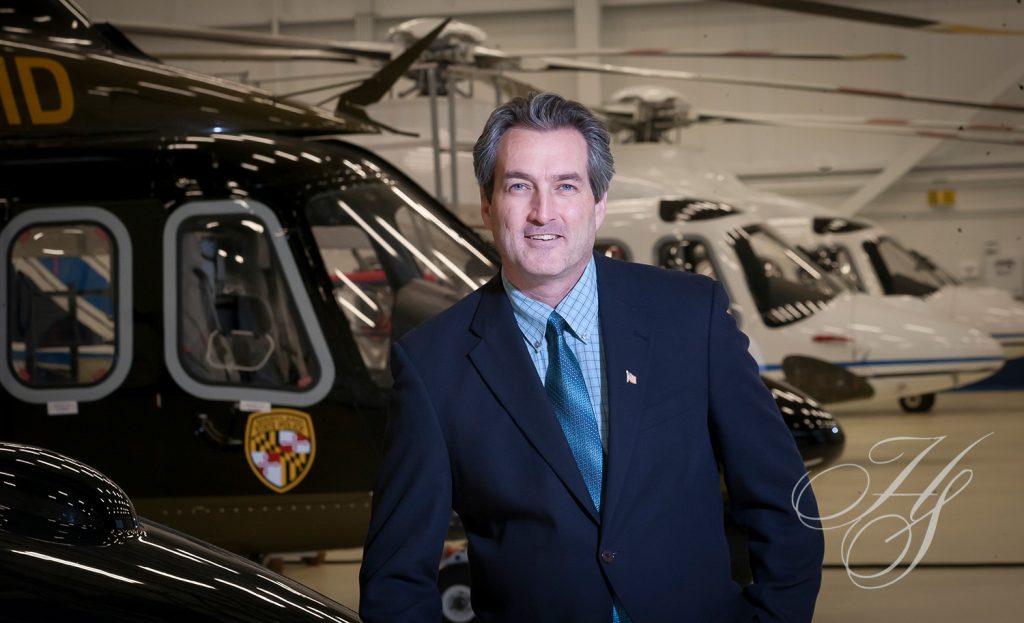 Corporate head shot on location