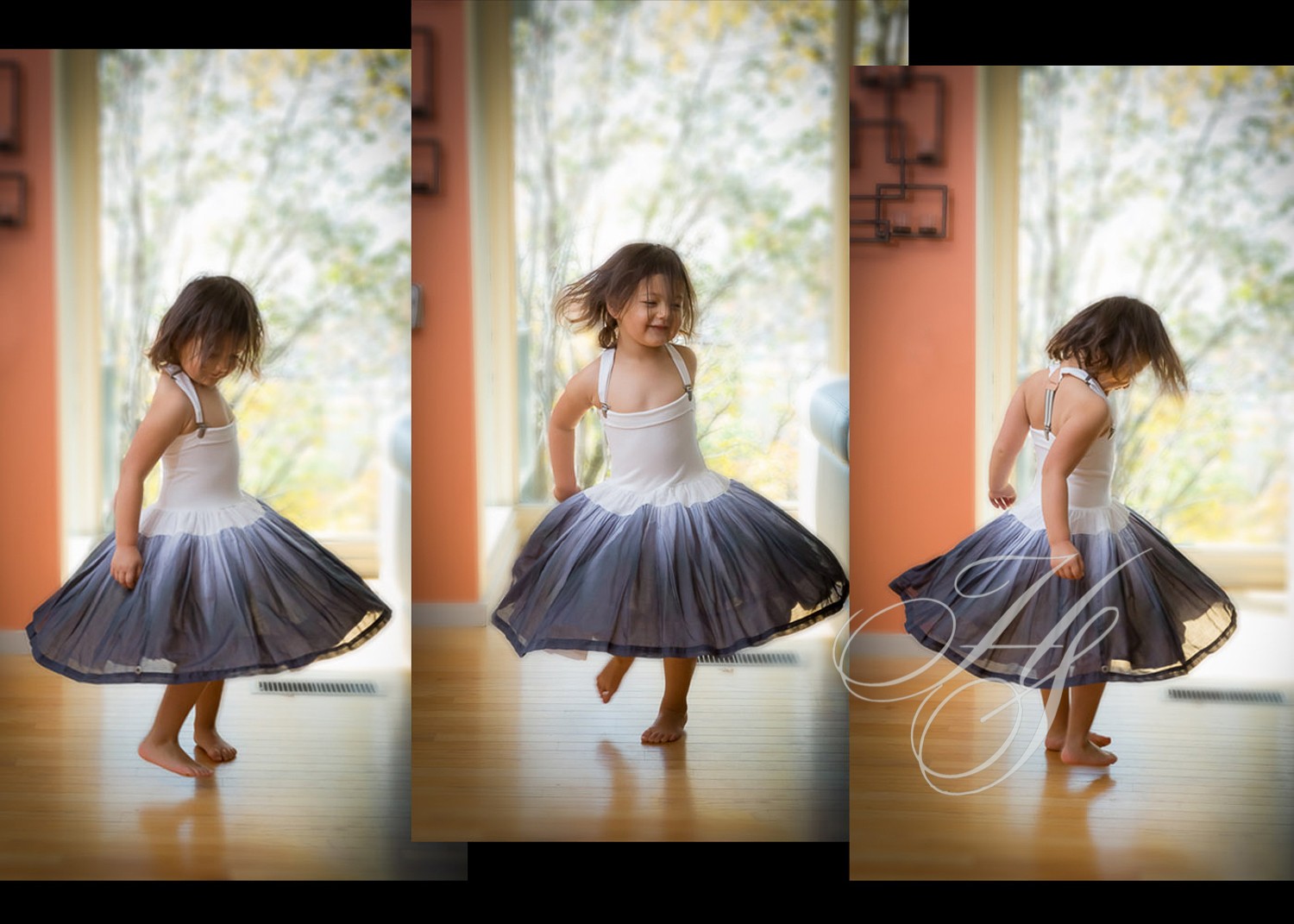 children portraits, in home, candid
